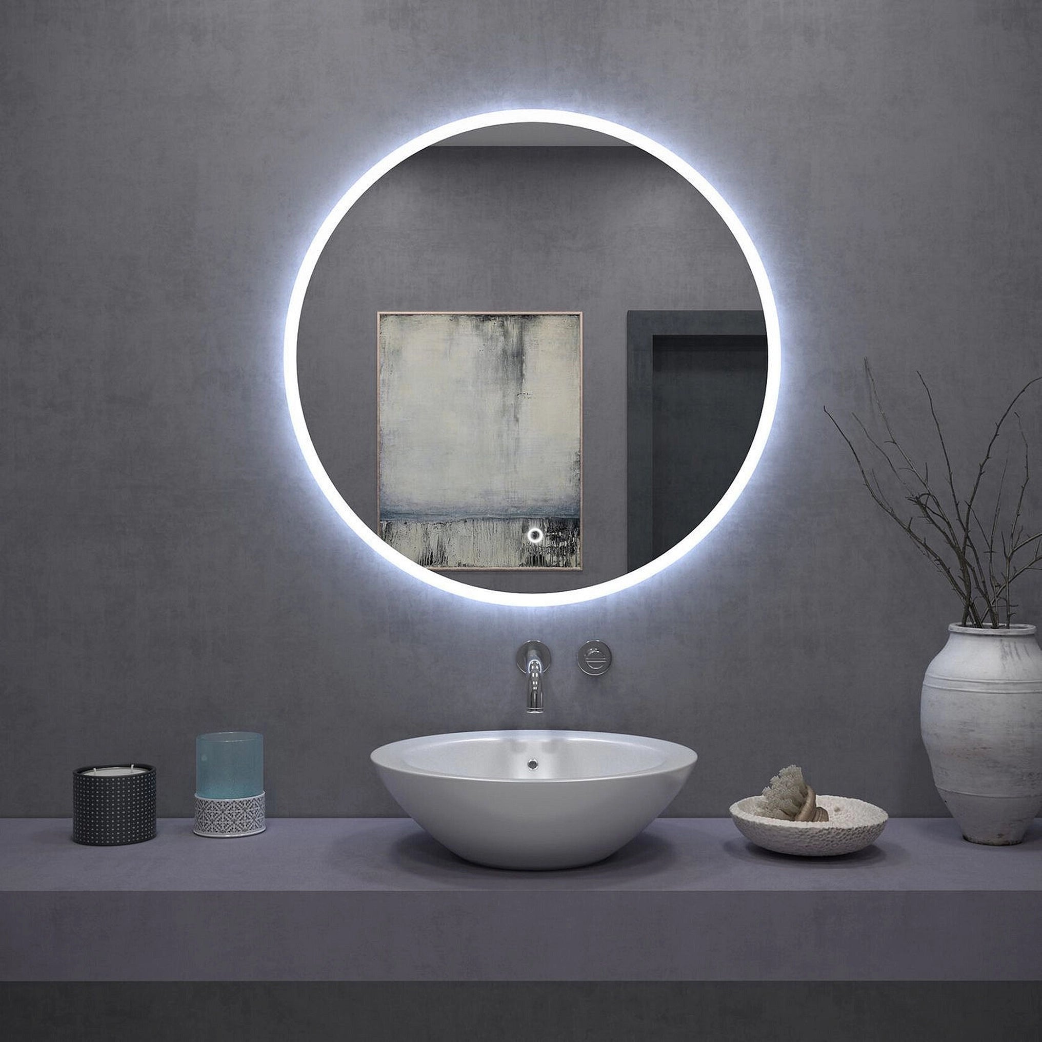 LED-Wandspiegel FFJ - 70 cm