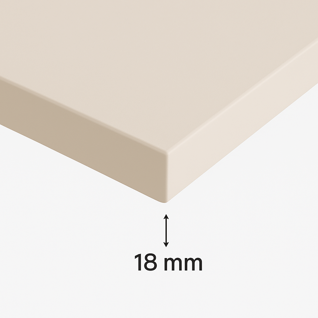 Oberplatte 60 cm für Waschtischunterschrank - Kaschmir