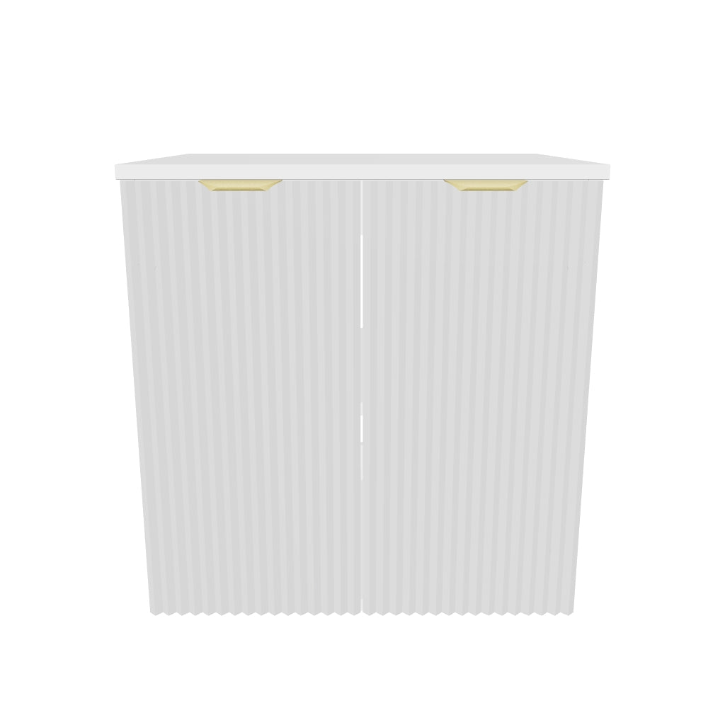 Waschtischunterschrank 60 cm mit Türen Willy - Weiß