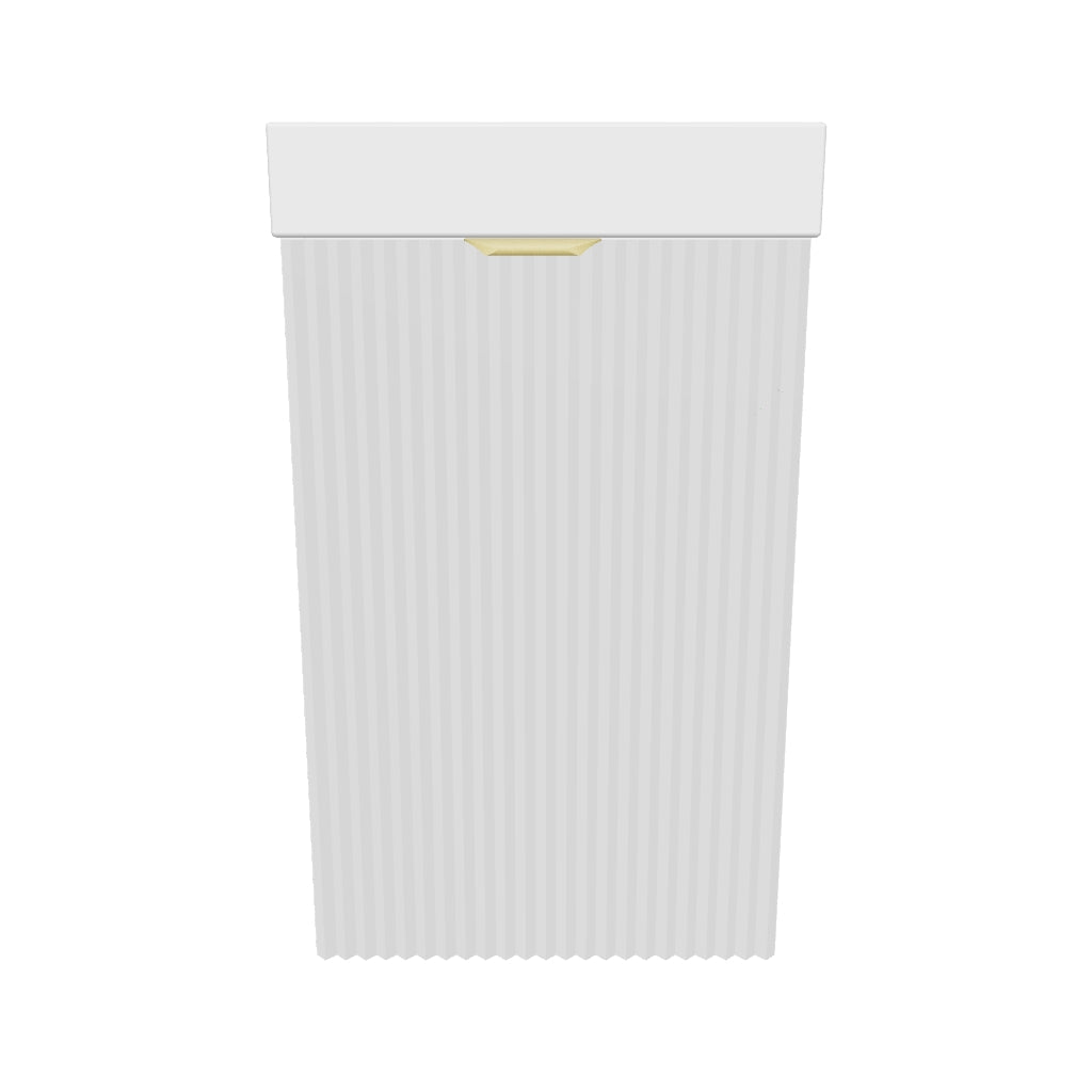 Waschtischunterschrank 40 cm mit Waschbecken Willy - Weiß