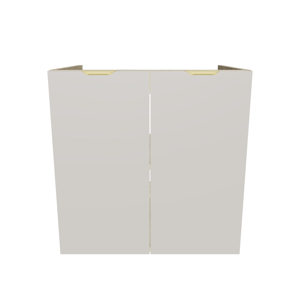 Waschtischunterschrank 60 cm mit Türen, ohne Oberteil Orio - Kaschmir/Eiche artisan