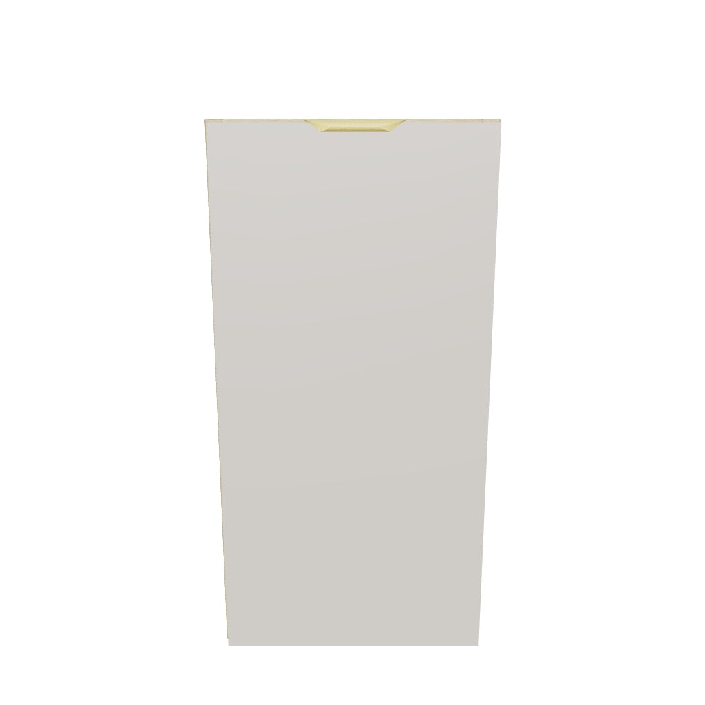 Badezimmerschrank 30 cm, glatte Fronten, 1 Tür Orio - Kaschmir/Eiche artisan