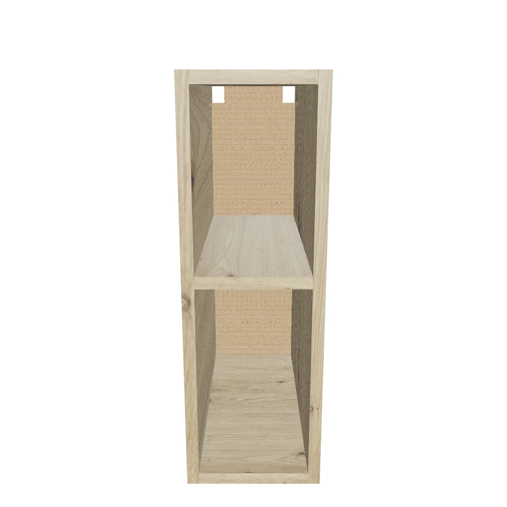 Schmales Regal 20 cm mit 1 Ablage - Eiche artisan