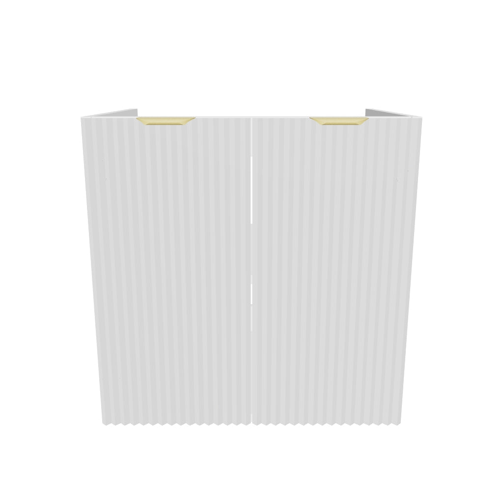 Waschtischunterschrank 60 cm mit Türen, ohne Oberteil Willy - Weiß