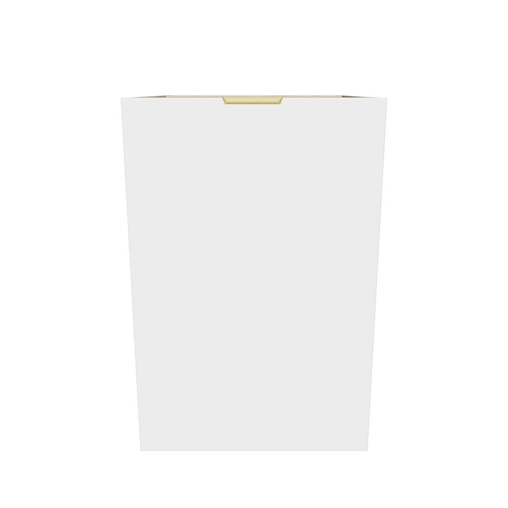 Badezimmerschrank 40 cm mit Wäschekorb Orio - Weiß/Eiche artisan