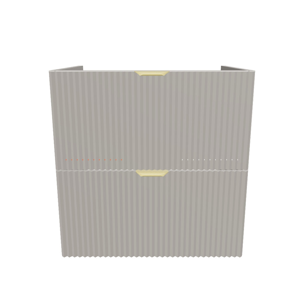 Waschtischunterschrank 60 cm, ohne Oberteil Willy - Kaschmir