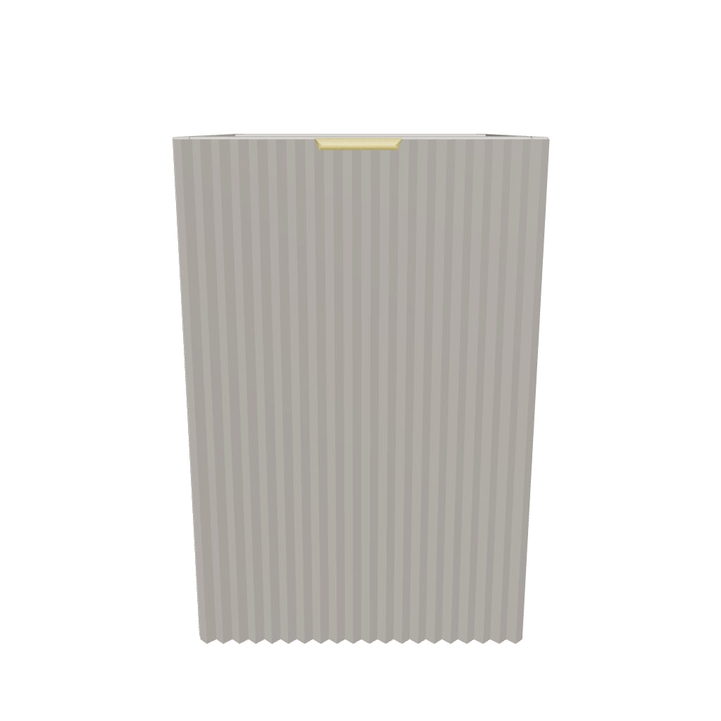 Badezimmerschrank 40 cm mit Wäschekorb Willy - Kaschmir