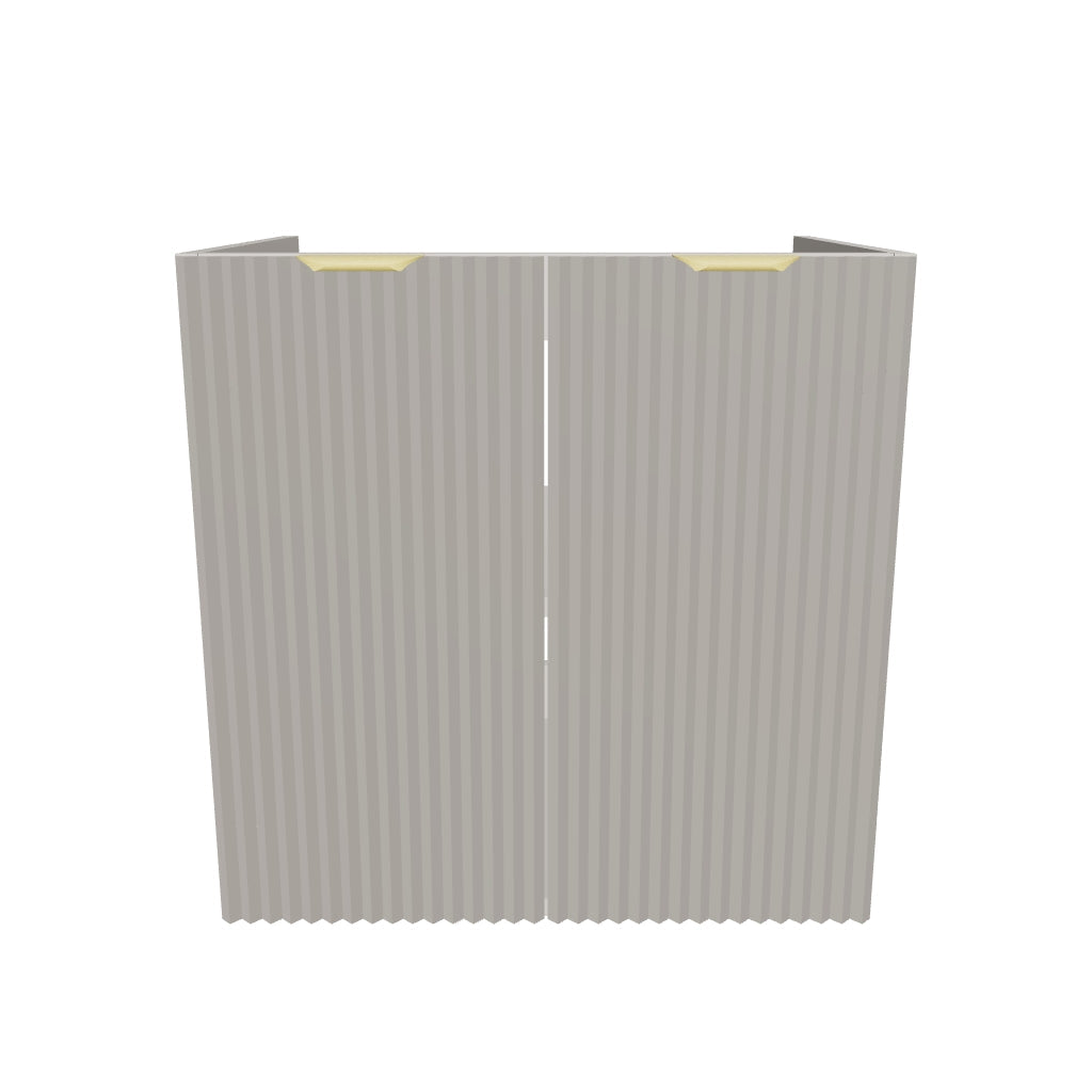 Waschtischunterschrank 60 cm mit Türen, ohne Oberteil Willy - Kaschmir