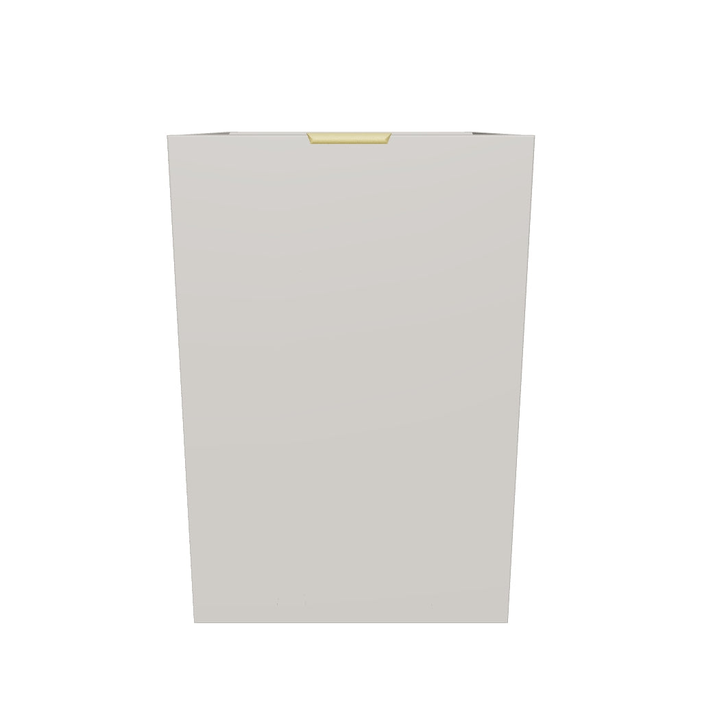 Badezimmerschrank 40 cm mit Wäschekorb Orio - Kaschmir
