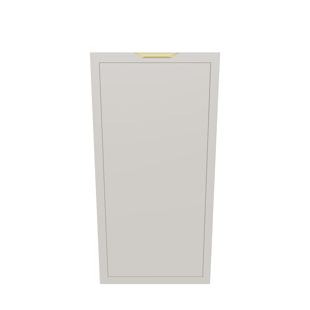 Badezimmerschrank 30 cm mit 1 Tür, Fronten mit Rahmen Roma - Kaschmir