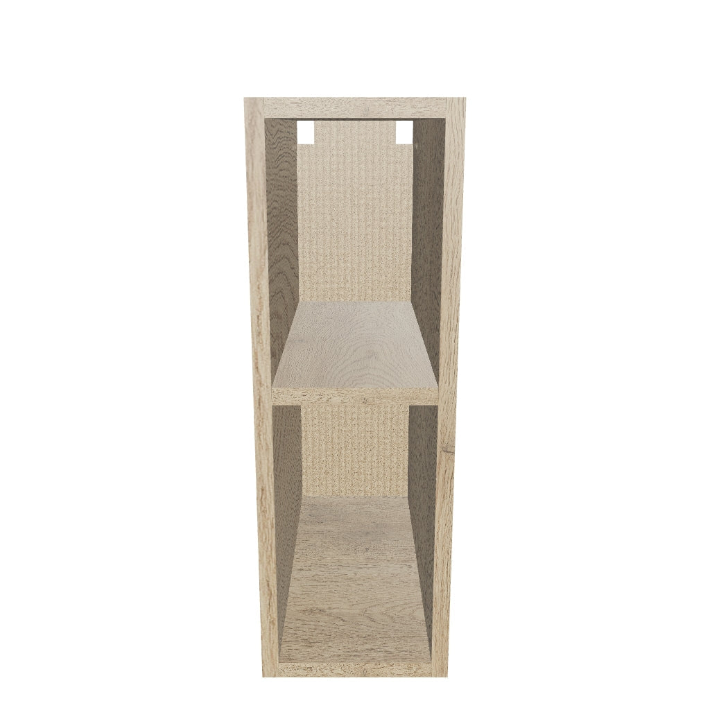 Schmales Regal 20 cm mit 1 Ablage - Eiche Cremona