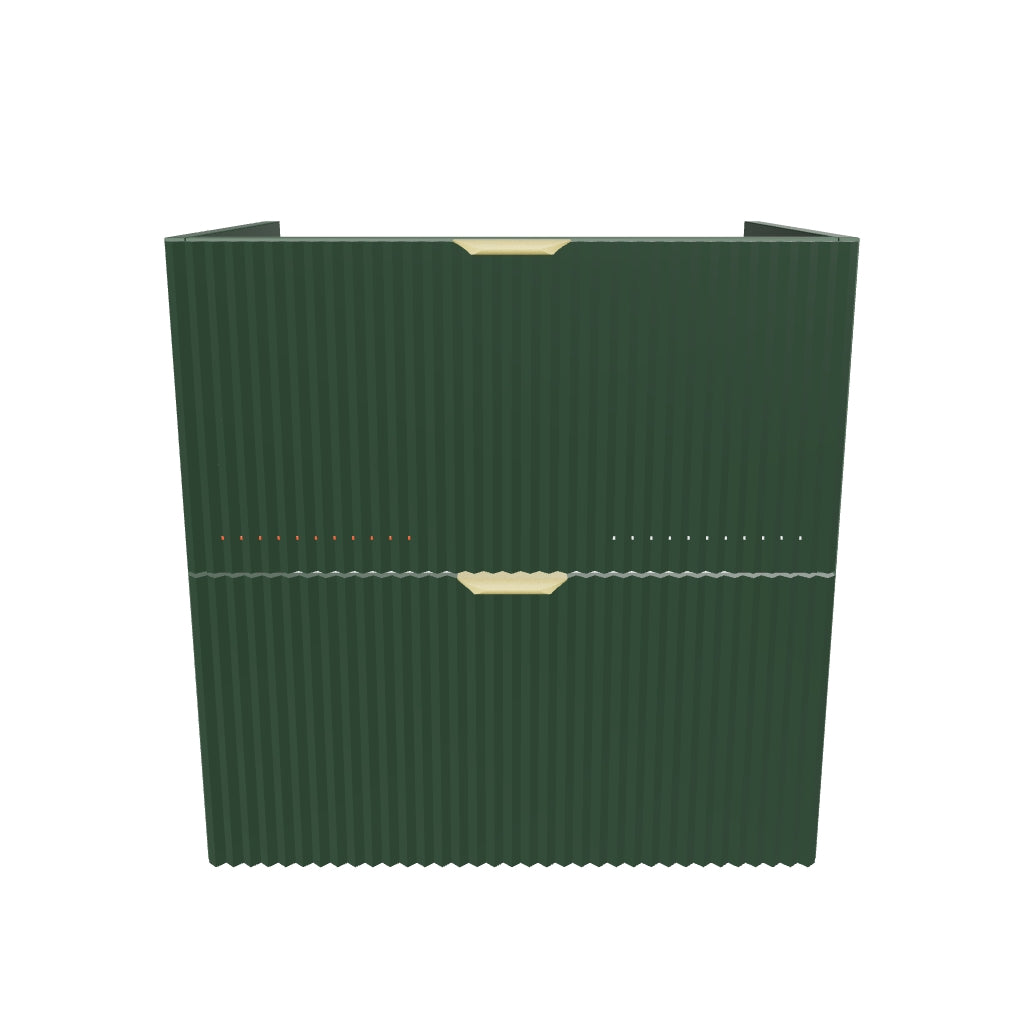 Waschtischunterschrank 60 cm, ohne Oberteil Willy - Salbei