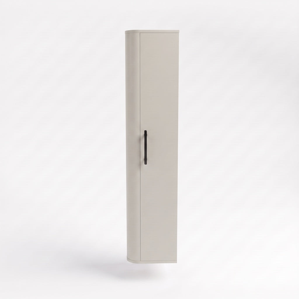 Bad Hochschrank 160 cm abgerundet Nola - Kaschmir