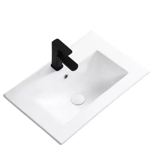 Waschtischunterschrank 60 cm mit Waschbecken, mit Türen Willy - Kaschmir