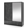 Kleiderschrank 180 cm Aria marmor ein Spiegel